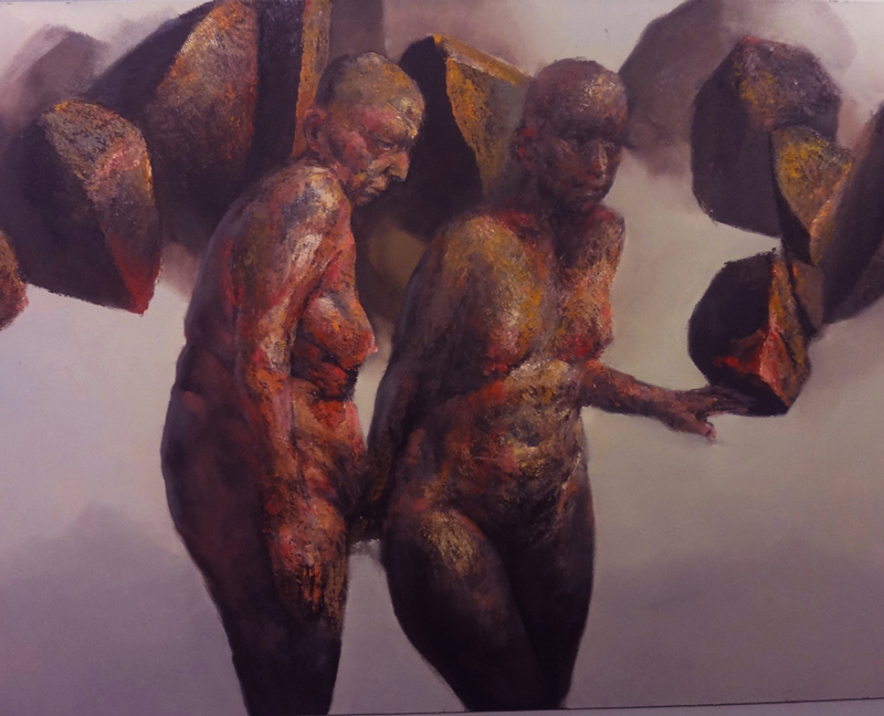 KATABASIS-19, Oil on canvas, 200X150 cm, 2013