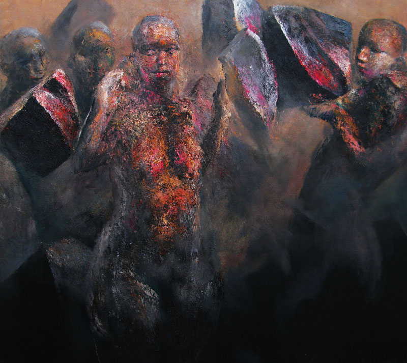 KATABASIS-4, Oil on canvas, 205X170 cm, 2013